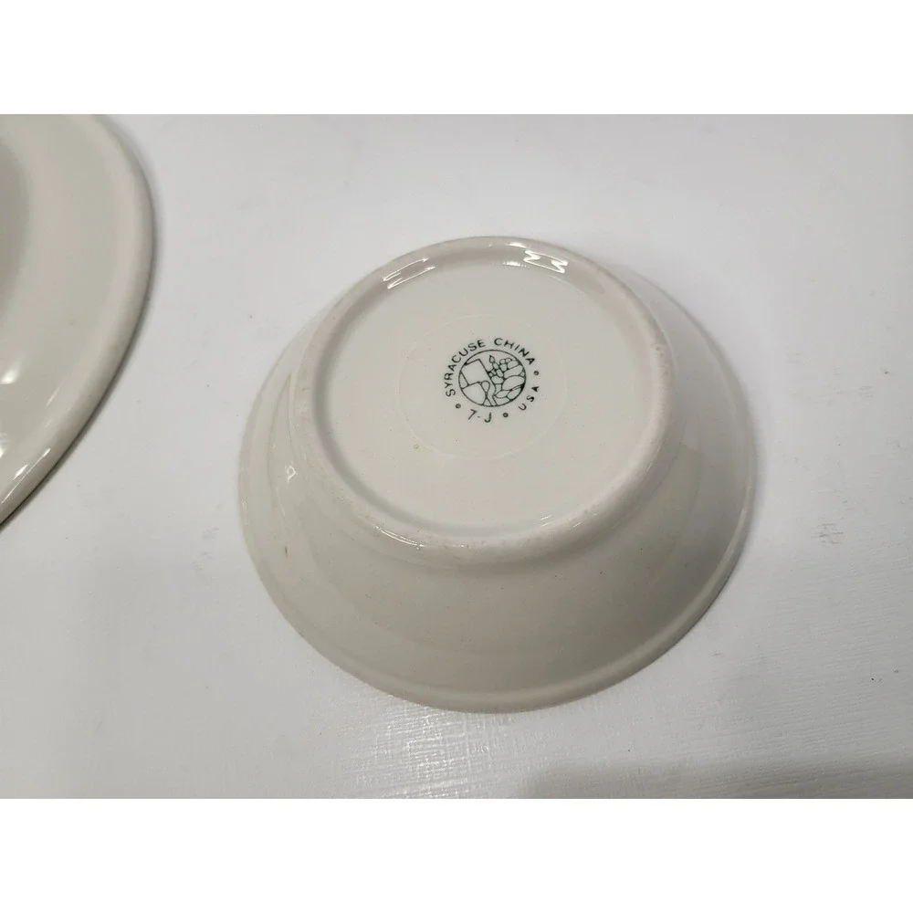 Vintage Syracuse Sterling China Cloister Hotel Sea Island Georgia Dish Set 5pc